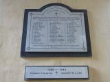 St Peter (roll of honour) , Reymerston